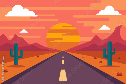 road in the desert