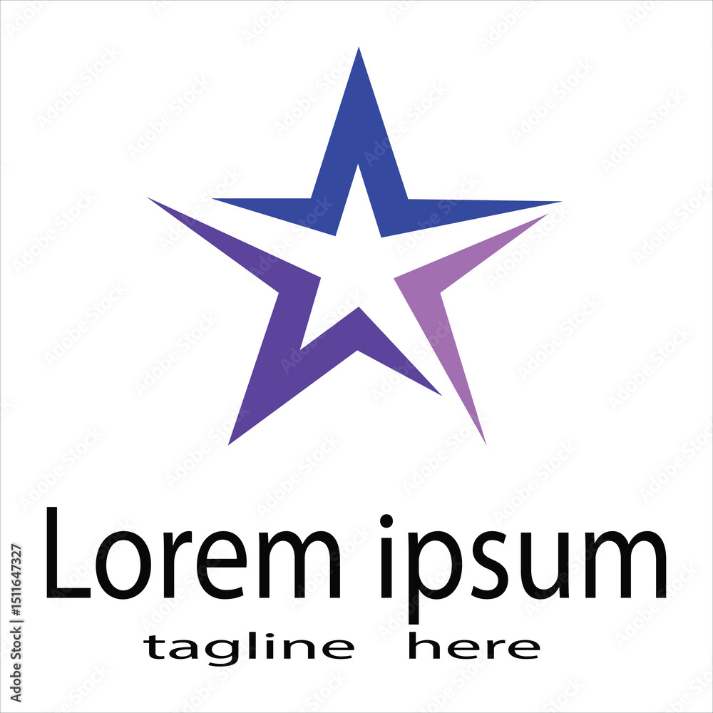 Obraz premium Star logo 