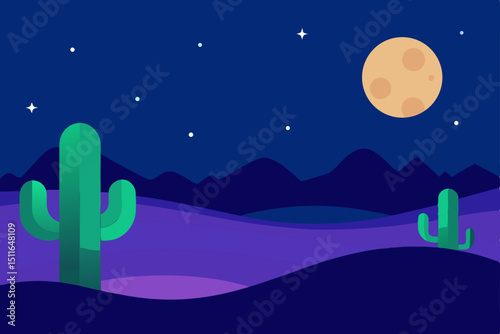 christmas night landscape
