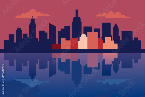 new york city skyline silhouette