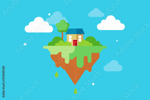 vector illustration of a house