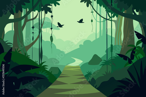forest in the night