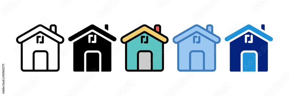 Fototapeta premium Home Icon Element For Design