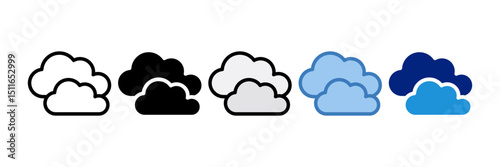Cloud Icon Element For Design