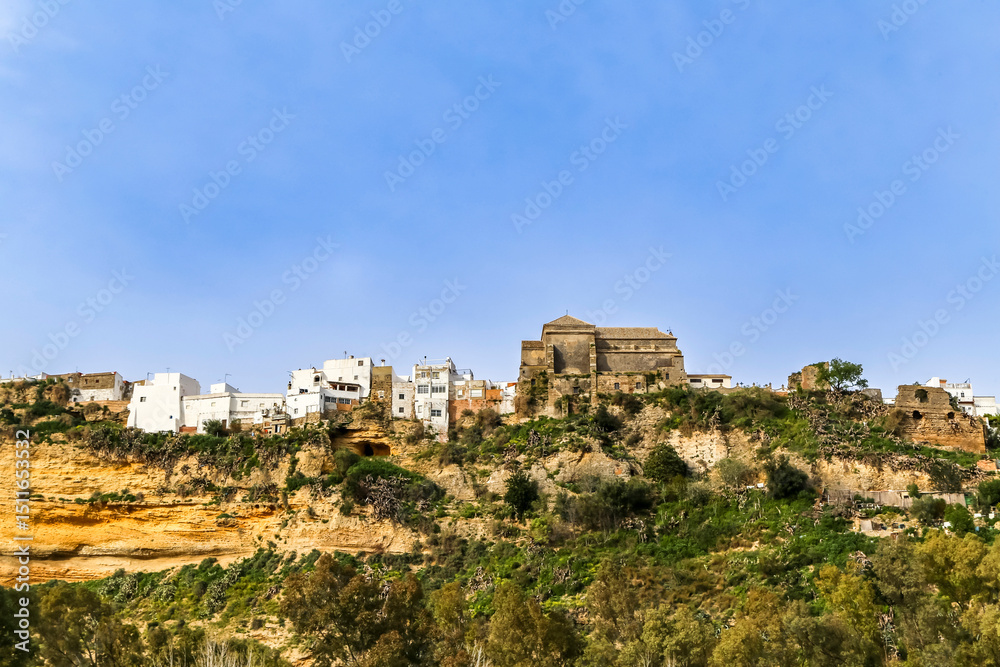 Obraz premium Arcos de la Frontera Cliffside Village, Andalusia, Spain