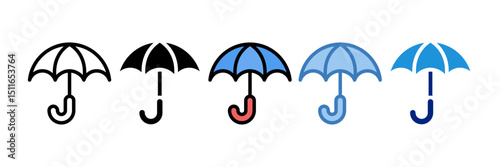 Umbrella Icon Element For Design