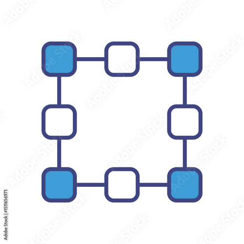 Selection icon vector 