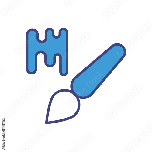 Color Fill icon vector 