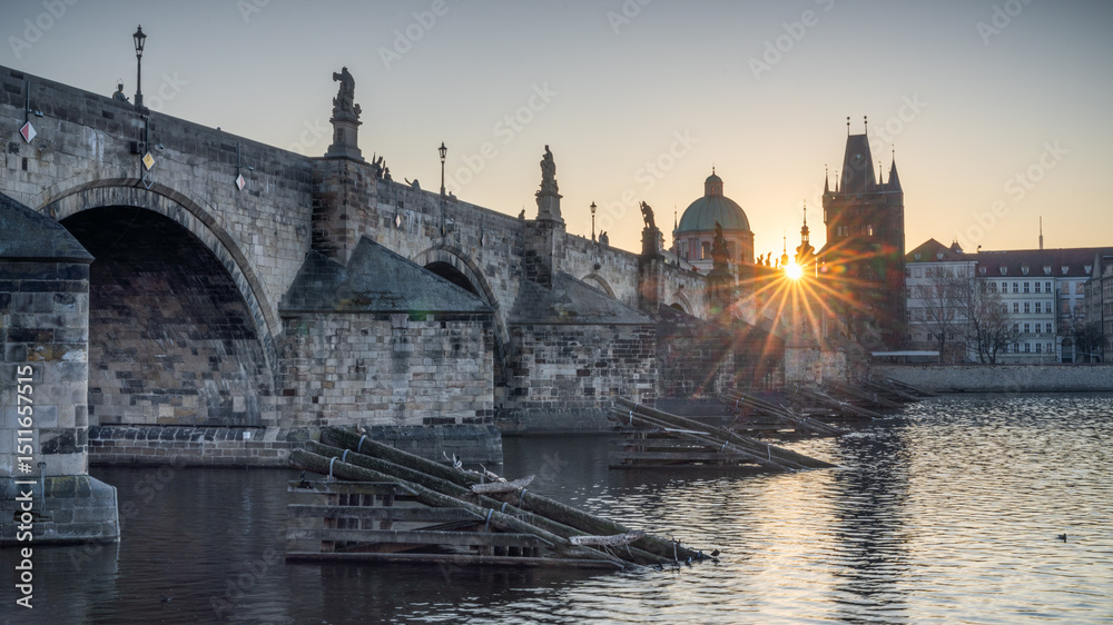 Obraz premium good morning Praque - Guten Morgen Prag