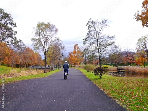 Recently, my mom has been unwell... The doctor said that cycling is a great way to strengthen muscles. I hope I’ll have the chance to take her to the park to ride a bike like this.