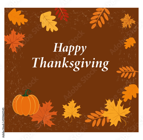 Happy Thanksgiving (USA) Illustration Set-06