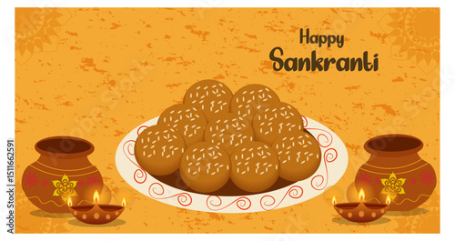 Happy Sankranti Celebration Banners Set-04