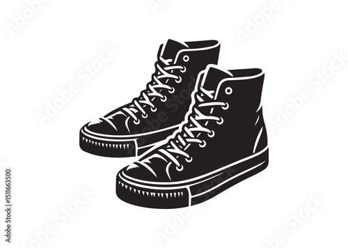 Shoes Silhouette Vector