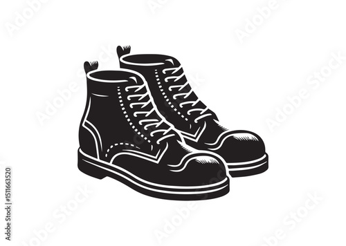Shoes Silhouette Vector
