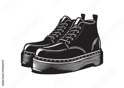 Shoes Silhouette Vector