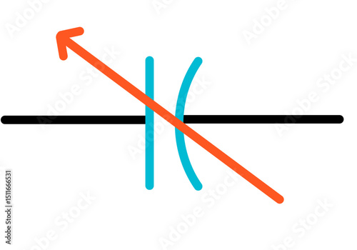 Variable Capacitor Electrical Circuit Symbol