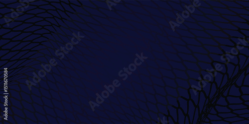 black Abstract net background blue for sports, Mesh texture for fishing nets. Seamless pattern for sportswear or soccer goal, volleyball net modern