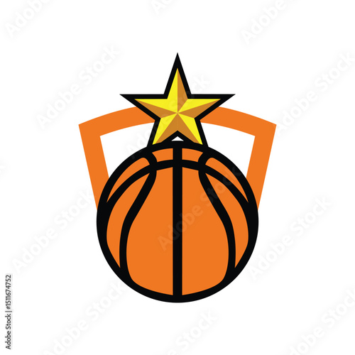 STAR SLAM BASKETBALL LOGO VECTOR 1