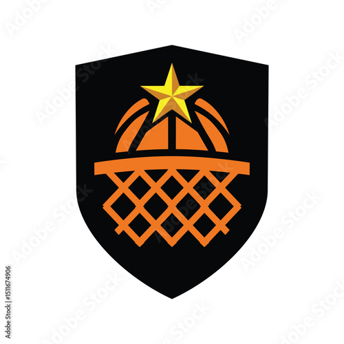 STAR SLAM BASKETBALL LOGO VECTOR 3