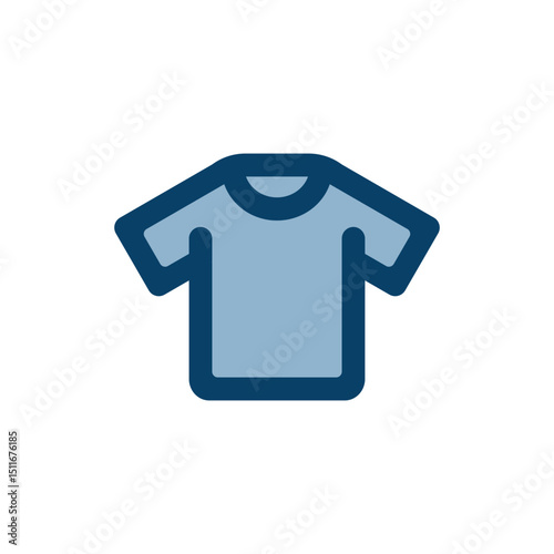 シンプルなTシャツのアイコンイラスト