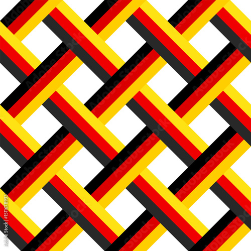 Wallpaper Mural germany flag pattern intertwined. geometric background for decoration. vector illustration Torontodigital.ca