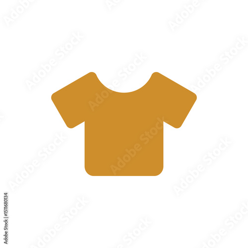 シンプルなTシャツのアイコンイラスト