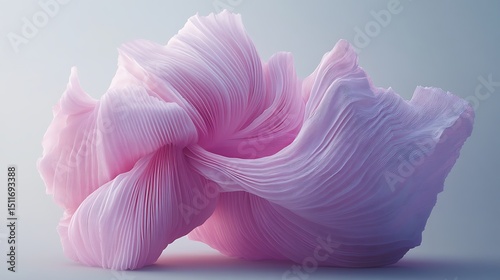 Abstract pink fabric folds (2)