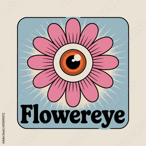 Flower Eye Logo Design
