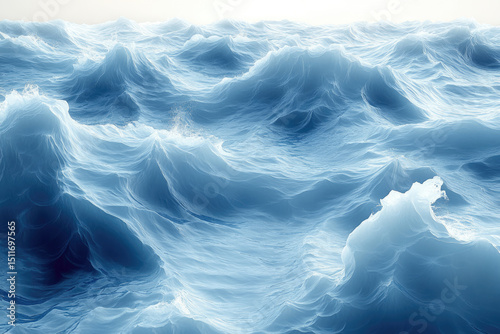 Wallpaper Mural Sparkling White Rippling Water Texture for Natural Backgrounds Torontodigital.ca