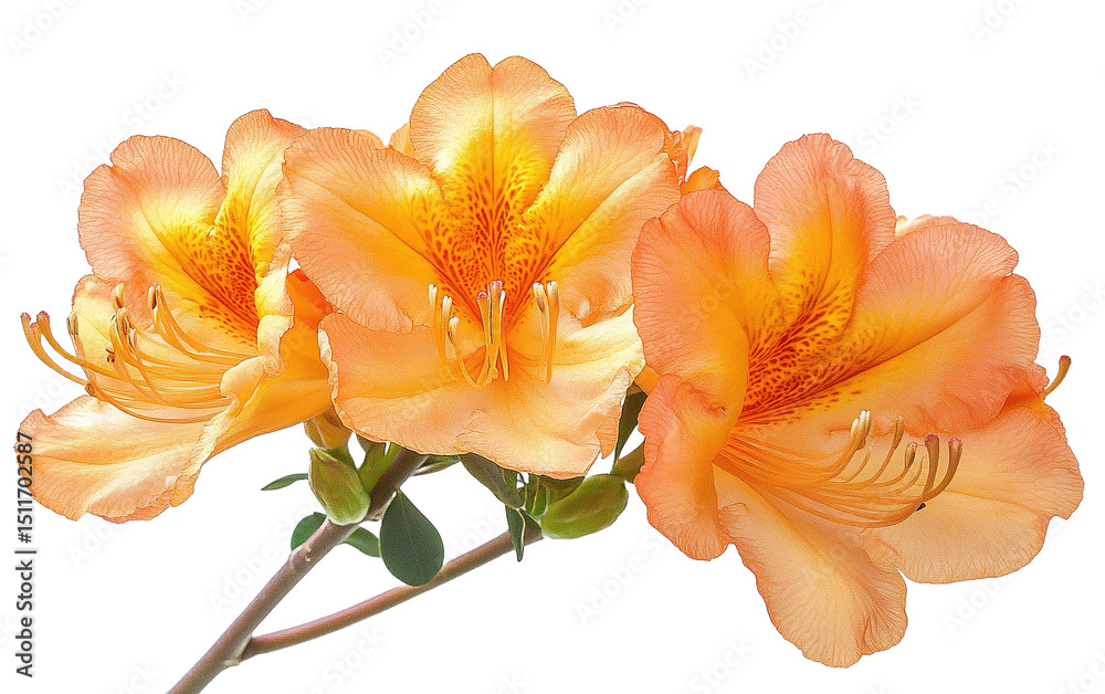Fototapeta premium Oranges Flower on transparent background, png