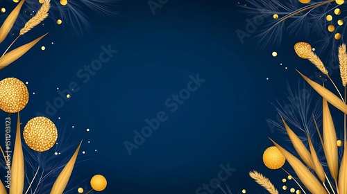 Elegant gold floral background (8)