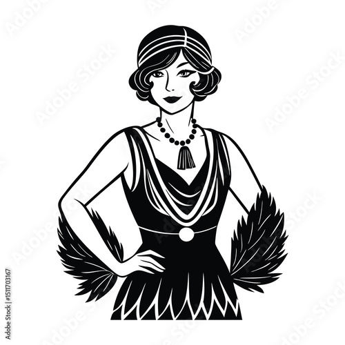 Flapper Girls Svg