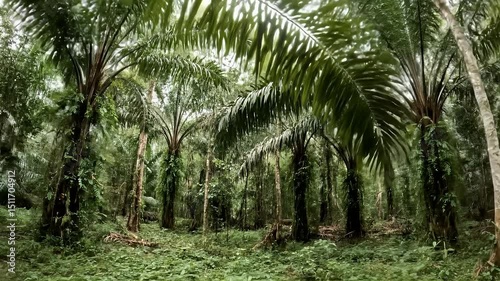 In The Jungle Palms motion footage for adventure films and cinematic in jungle scene