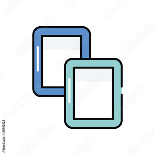 Red Card vector icon stock illustration
