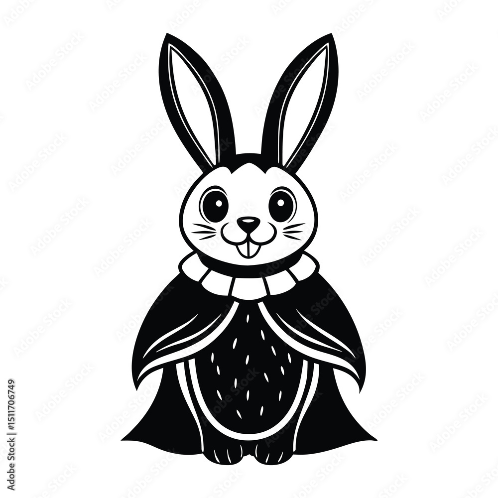 Obraz premium Halloween rabbit Svg
