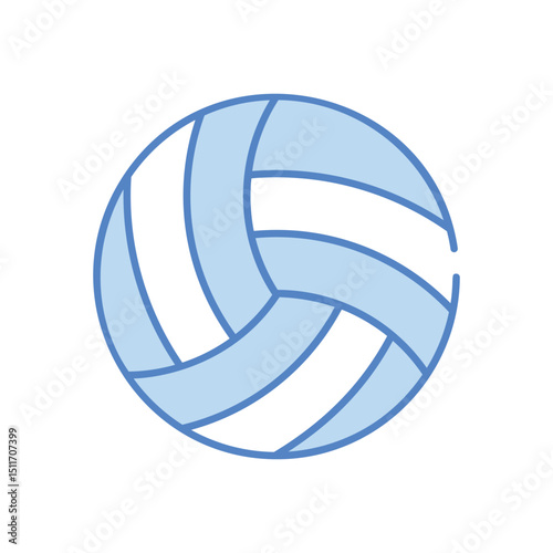 Volleyball vector icon stock illustration