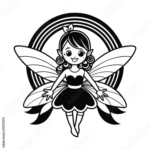 Rainbow Fairy Svg