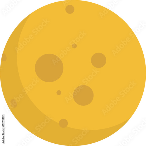 Space Moon Illustration