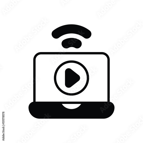 Video icon vector 