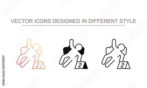 Crime Scene icon design with white background stock illustration