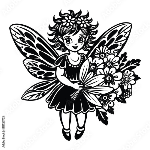 Spring Fairy Svg