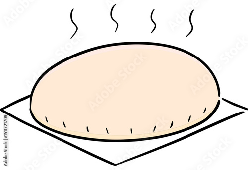 Illustration of chinese snack
