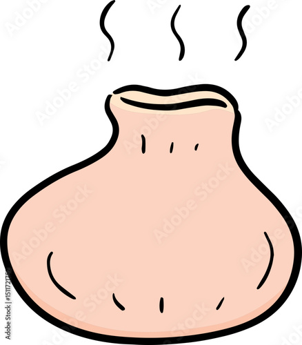 Illustration of chinese snack
