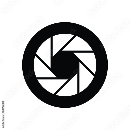 Shutter icon vector 