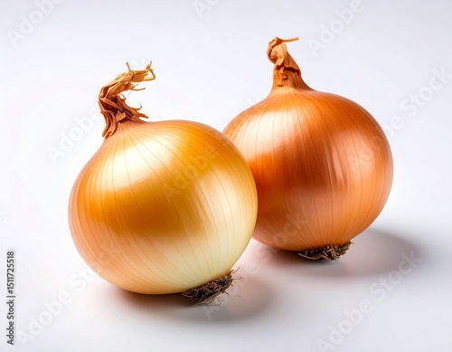 Wallpaper Mural Fresh whole onion isolated on white background Torontodigital.ca