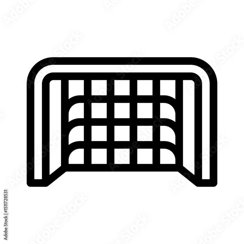 hockey net line icon