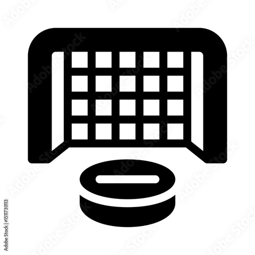 goal glyph icon