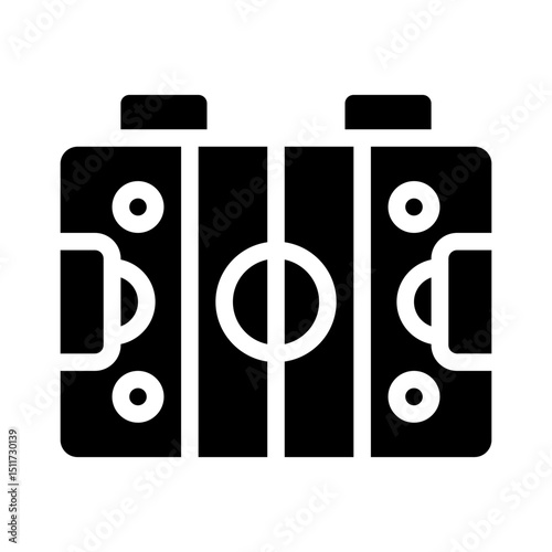 ice rink glyph icon