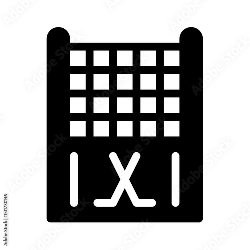 penalty box glyph icon