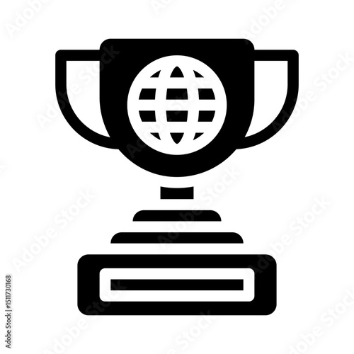 trophy glyph icon